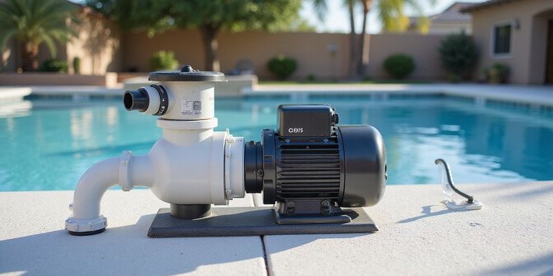 New pool equipment installation