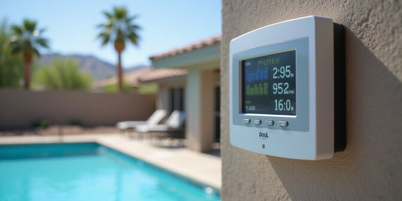Pool automation system with variable speed pump control