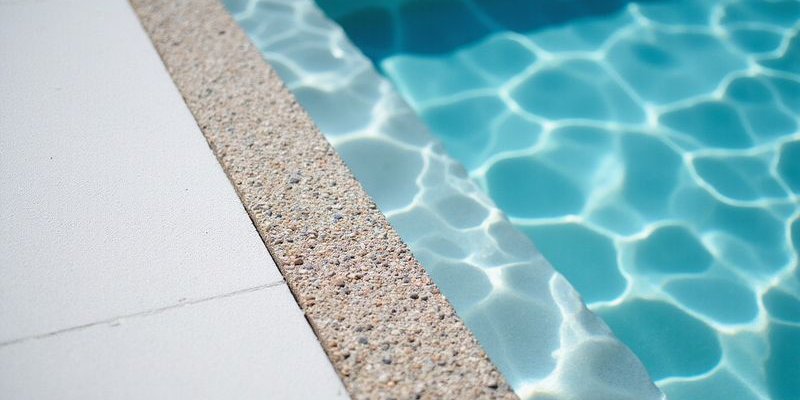 Comparison of pool surface aging over time