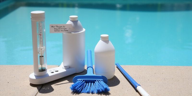 Pool maintenance equipment and supplies