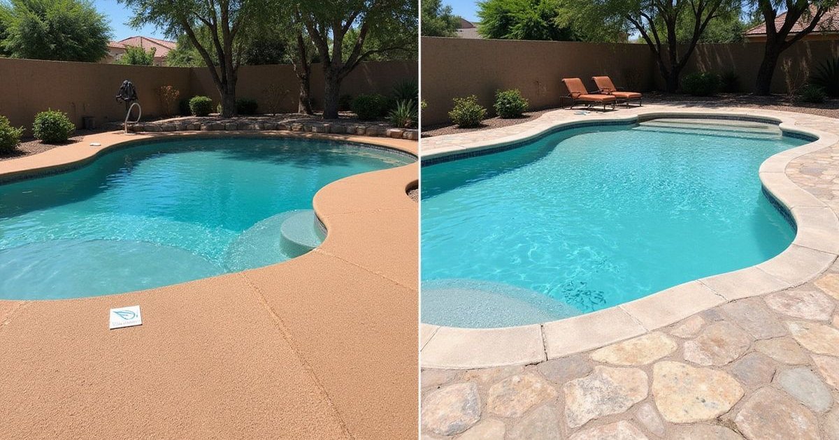 Cool Deck vs Pavers: Best Pool Deck Options for Arizona Heat