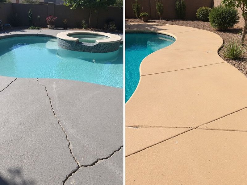 Pool Deck Resurfacing project 1
