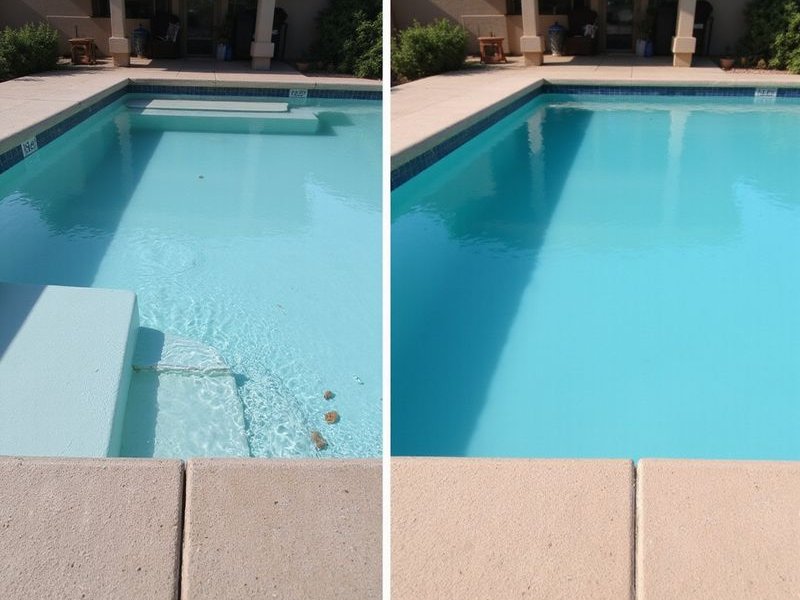 Pool Tile Replacement project 1