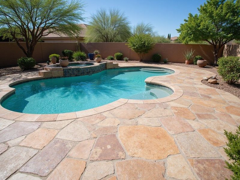 Pool Deck Resurfacing project 4