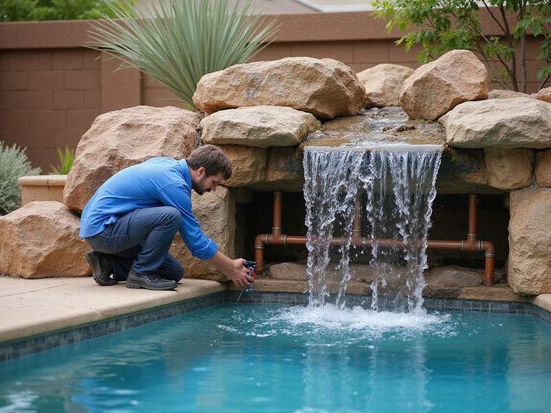 Water Feature Repair project 4