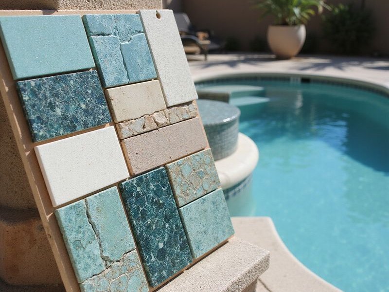 Pool Tile Replacement project 3